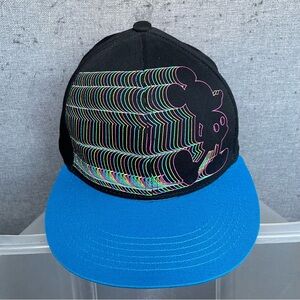 DISNEY Collectible 🐭 Mickey Mouse flat bill SnapBack neon outline cap